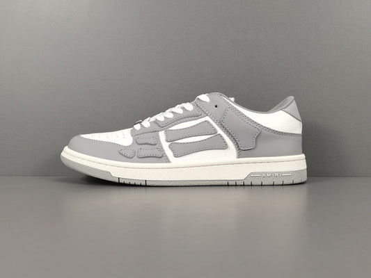 Skeleton Grey Low-Top Sneakers