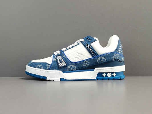 Monogram Denim Blue/White Sneaker