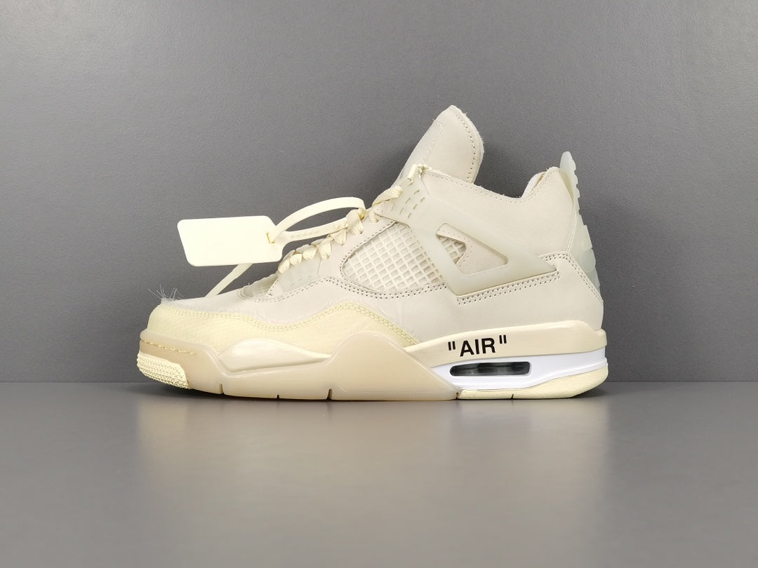 Jordan 4 Off-White Sail