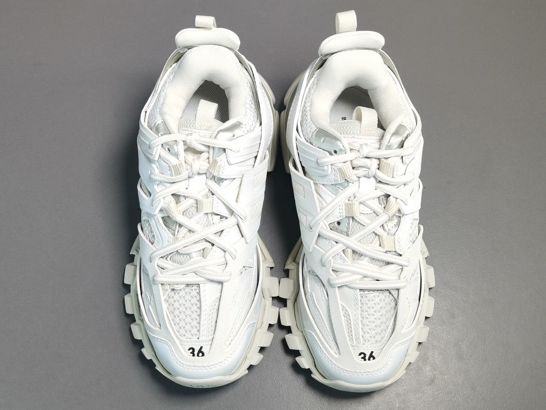 White B Track sneakers