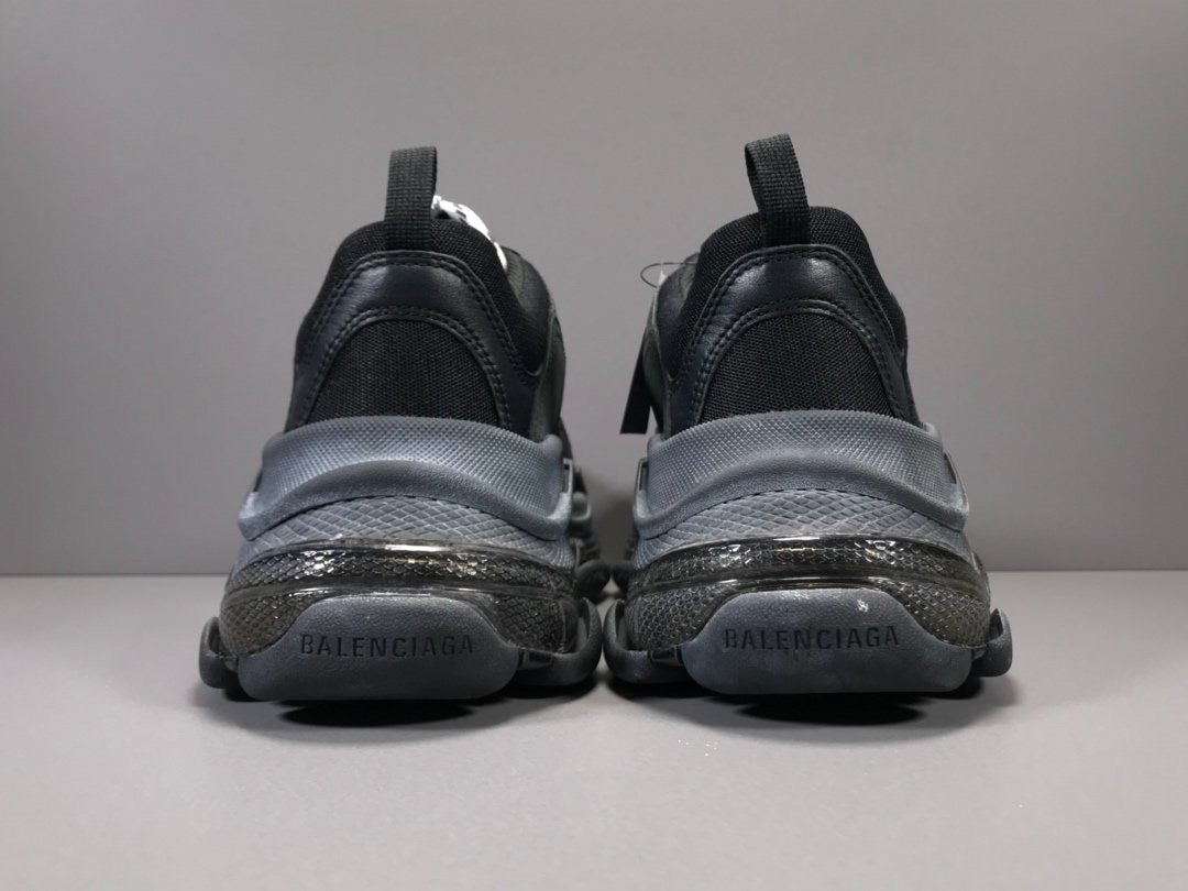 Triple S Black Distressed