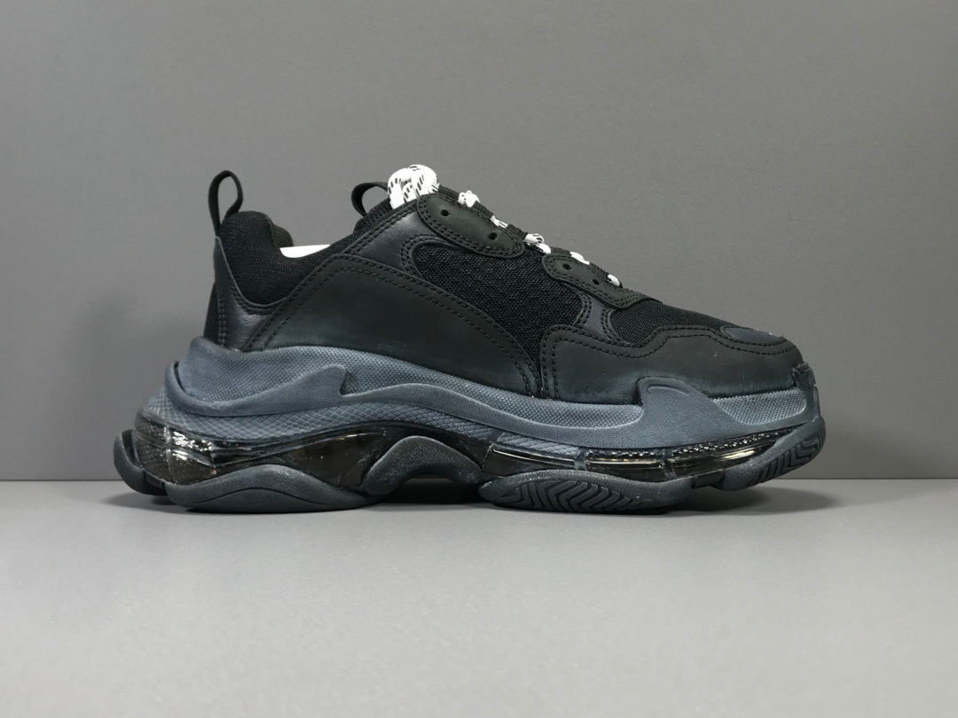 Triple S Black Distressed