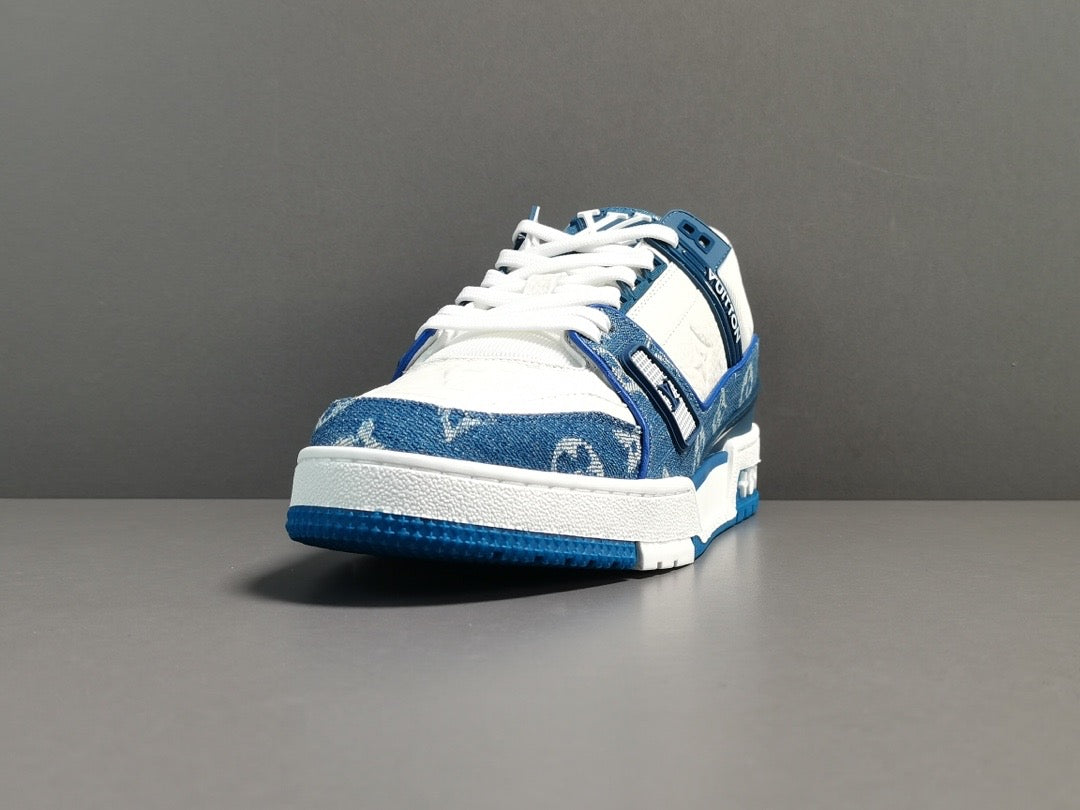 Monogram Denim Blue/White Sneaker
